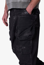 Load image into Gallery viewer, Oil Stretch Cargo Pants - Brown