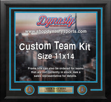 Load image into Gallery viewer, Houston Oilers Throwback Custom NFL Football 11x14 Picture Frame Kit (Multiple Colors)