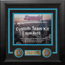 Load image into Gallery viewer, Houston Oilers Throwback Custom NFL Football 8x10 Picture Frame Kit (Multiple Colors)