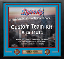 Load image into Gallery viewer, Houston Oilers Throwback Custom NFL Football 11x14 Picture Frame Kit (Multiple Colors)