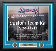 Load image into Gallery viewer, Houston Oilers Throwback Custom NFL Football 11x14 Picture Frame Kit (Multiple Colors)