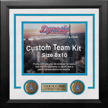 Load image into Gallery viewer, Houston Oilers Throwback Custom NFL Football 8x10 Picture Frame Kit (Multiple Colors)
