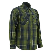Load image into Gallery viewer, Green forest Men's Outdoor Green Flannel Shirt