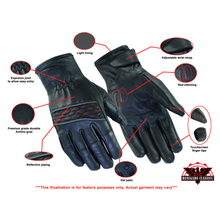 Load image into Gallery viewer, Women's Cruiser Glove (Black / Red)