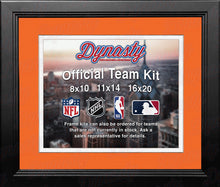 Load image into Gallery viewer, Cincinnati Bengals Custom NFL Football 8x10 Picture Frame Kit (Multiple Colors)