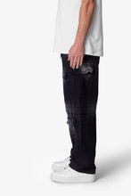 Load image into Gallery viewer, Oversized Cargo Pants - Washed Black