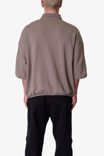 Load image into Gallery viewer, Oversized Knit Polo S/S Shirt - Bone