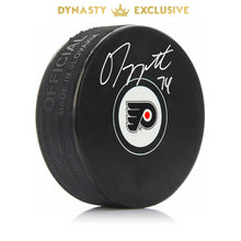 Load image into Gallery viewer, Owen Tippett Autographed Philadelphia Flyers Hockey Logo Puck