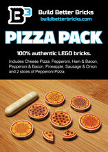 Load image into Gallery viewer, Pizza Pack made using LEGO parts - B3 Customs