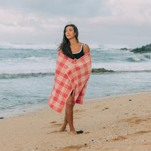 Palaka Premium Woven Towel - Guava