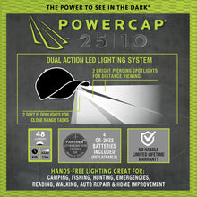 Load image into Gallery viewer, POWERCAP 25/75 Structured Cotton LED Lighted Hats