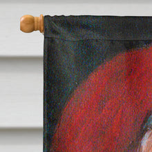 Load image into Gallery viewer, A Little Bird Told Me Santa Claus Flag Canvas House Size PJC1001CHF