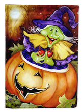 Load image into Gallery viewer, Bewitched and Glowing Halloween Flag Canvas House Size PJC1004CHF