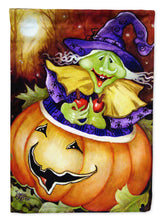 Load image into Gallery viewer, Bewitched and Glowing Halloween Garden Flag - Outdoor Decorative Yard Flag PJC1004GF