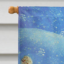 Load image into Gallery viewer, Blue Snow Baby Snowman Flag Canvas House Size PJC1007CHF