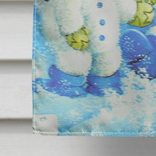 Load image into Gallery viewer, Blue Snow Baby Snowman Flag Canvas House Size PJC1007CHF