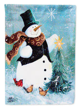 Load image into Gallery viewer, Christmas Tree Friends Snowman Garden Flag – Decorative Outdoor Yard Flag PJC1008GF