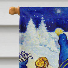 Load image into Gallery viewer, Follow Me Snowman Flag Canvas House Size PJC1009CHF