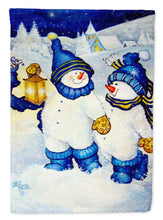 Load image into Gallery viewer, Follow Me Snowman Flag Canvas House Size PJC1009CHF