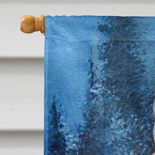 Load image into Gallery viewer, Hello Winter Friends Snowman Flag Canvas House Size PJC1013CHF