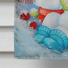 Load image into Gallery viewer, The Teens Celebrate Snowman Flag Canvas House Size PJC1021CHF
