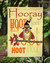 Load image into Gallery viewer, Hooray Hoot Hoot Owl Garden Flag - Outdoor Decorative Yard Flag PJC1030GF
