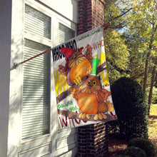 Load image into Gallery viewer, Whoo Who Owl Flag Canvas House Size PJC1032CHF
