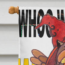 Load image into Gallery viewer, Whoo Who Owl Flag Canvas House Size PJC1032CHF
