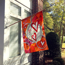 Load image into Gallery viewer, Circle of Love Valentine's Day Flag Canvas House Size PJC1038CHF