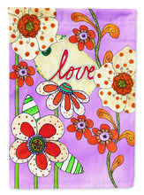 Load image into Gallery viewer, Love is Blooming Valentine's Day Garden Flag – Decorative Outdoor Yard Flag PJC1039GF