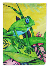 Load image into Gallery viewer, Summer Daze Frog Flag Canvas House Size PJC1042CHF
