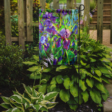 Load image into Gallery viewer, Iris by the Well Garden Flag – Decorative Outdoor Yard Flag PJC1045GF