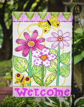 Load image into Gallery viewer, Flower Welcome Garden Flag - Outdoor Decorative Yard Flag