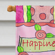 Load image into Gallery viewer, Flower Happiness in Growing Flag Canvas House Size PJC1050CHF