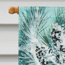 Load image into Gallery viewer, Winter's Glory Redbird 1 Northern Cardinal Flag Canvas House Size PJC1057CHF