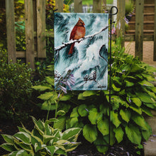 Load image into Gallery viewer, Winter's Glory Redbird 2 Northern Cardinal Garden Flag - Outdoor Decorative Yard Flag