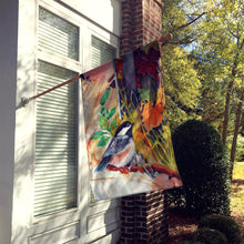 Load image into Gallery viewer, Fence Sitter Chickadee Flag Canvas House Size PJC1059CHF