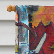 Load image into Gallery viewer, Fence Sitter Chickadee Flag Canvas House Size PJC1060CHF