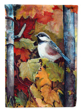 Load image into Gallery viewer, Fence Sitter Chickadee Flag Canvas House Size PJC1060CHF