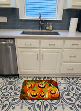 Load image into Gallery viewer, Such a Glowing Personality Pumpkin Halloween Machine Washable Memory Foam Mat PJC1071RUG