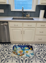 Load image into Gallery viewer, Celebrate the Season of Wonder Snowman Machine Washable Memory Foam Mat PJC1077RUG
