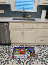 Load image into Gallery viewer, Merry Christmas From Us All Snowman Machine Washable Memory Foam Mat PJC1080RUG