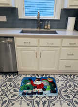 Load image into Gallery viewer, The Light Brigade Snowman Machine Washable Memory Foam Mat PJC1087RUG