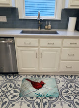 Load image into Gallery viewer, Cardinal Winter Red Bird Machine Washable Memory Foam Mat PJC1110RUG