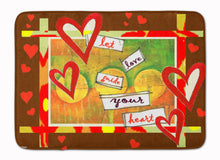 Load image into Gallery viewer, Let Love Guide Your Heart Valentine's Day Machine Washable Memory Foam Mat PJC1113RUG