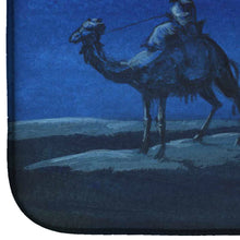 Load image into Gallery viewer, Wise Men in Blue Dish Drying Mat – Absorbent, Artistic Kitchen Essentials PJH3001DDM