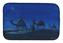 Load image into Gallery viewer, Wise Men in Blue Dish Drying Mat – Absorbent, Artistic Kitchen Essentials PJH3001DDM