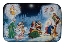 Load image into Gallery viewer, Nativity Born in Bethlehem Dish Drying Mat – Absorbent, Artistic Kitchen Essentials PJH3005DDM