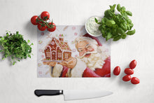 Load image into Gallery viewer, Santa Claus A Home for the Holidays Glass Cutting Boards – Durable, Decorative Kitchen Art Large PJH3006LCB