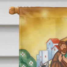 Load image into Gallery viewer, Nativity A Saviour is Born Flag Canvas House Size PJH3007CHF